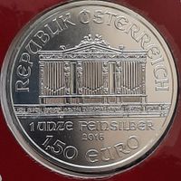 2016 Wiener Philharmoniker 1 Unze Feinsilber
