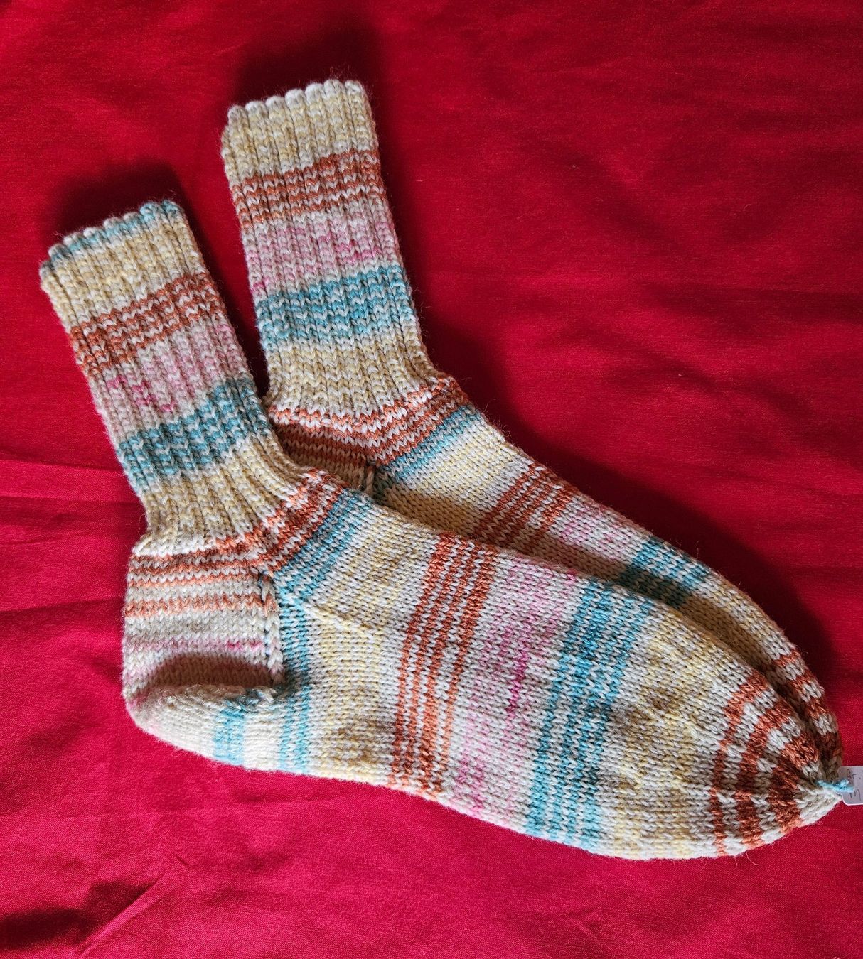 Socken: Socken handgestrickt, Wollsocken, Grösse 44 – Neu (gemäss Beschreibung) aus Wil ZH von Amarula