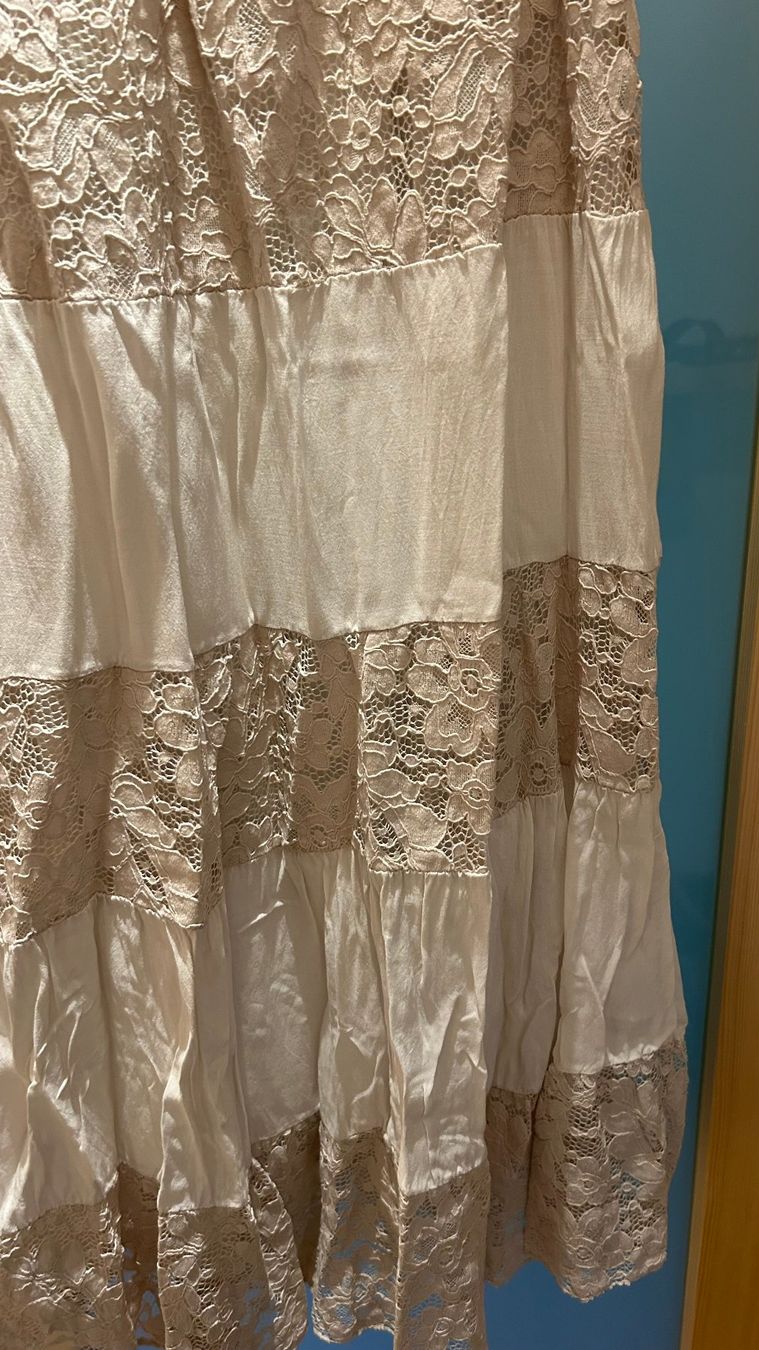 Vestiti: Trägerkleid in beige, one size – Nuovo (secondo la descrizione) da Innertkirchen venduto da Urbachtal 2