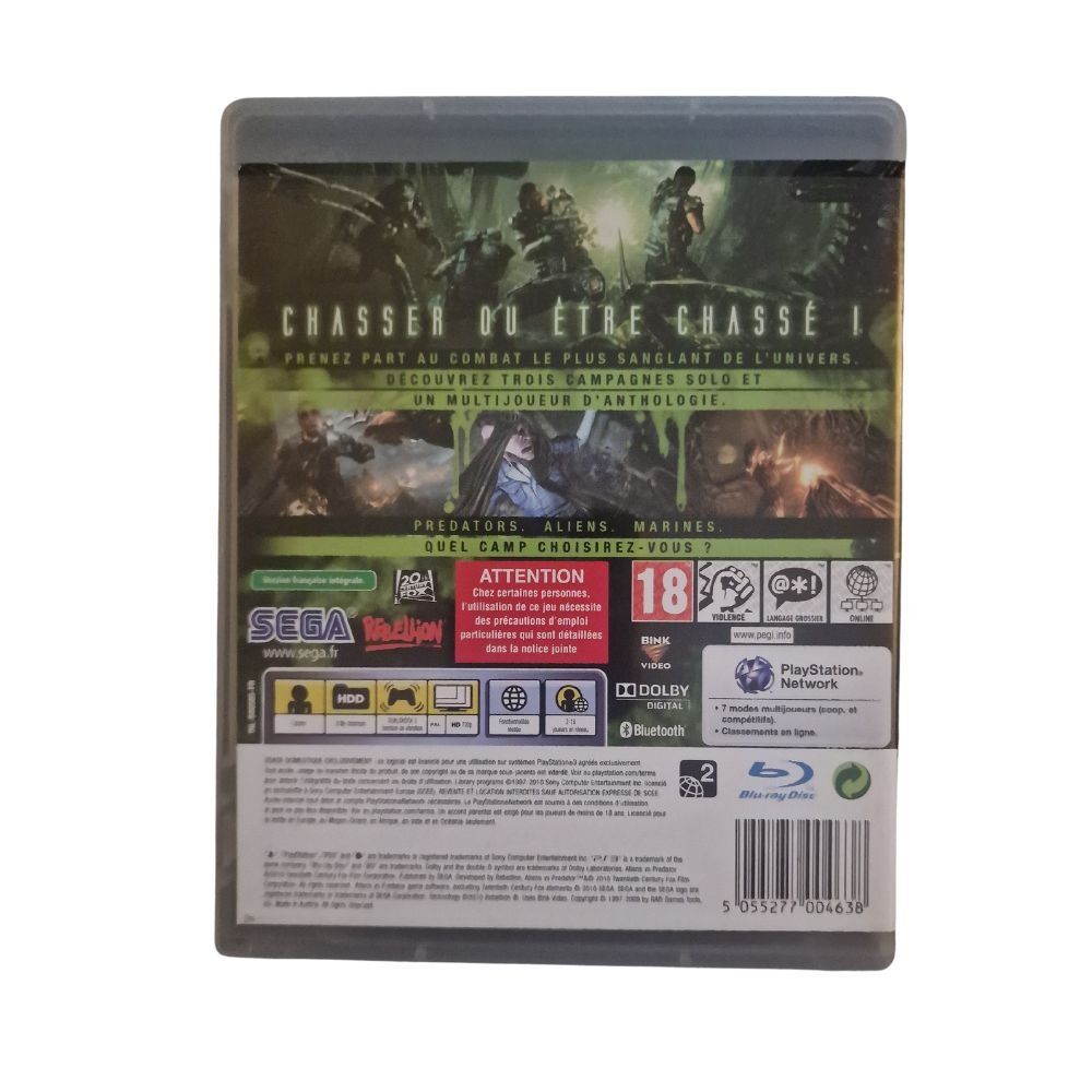 Sony Spiele: Alien vs Predator PS3 CIB  Excellent Condition – Gebraucht aus Genève von  2