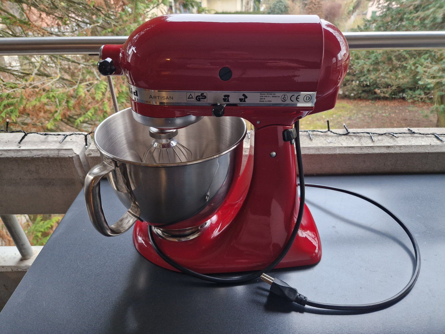 Kitchenaid Elettrodomestici da cucina: Kitchen Aid KSM 150 rot – Usato da Heimberg venduto da ngw01