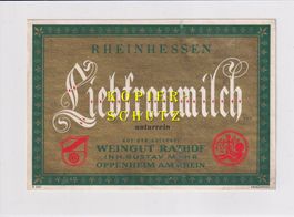 Etikette - Liebfraumilch naturrein /bd