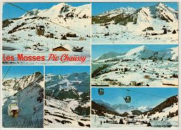 Col des Mosses - 6 Bild AK Pic Chaussy