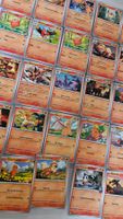 Pokemon Sammelkarten 50x Feuer Pokemon