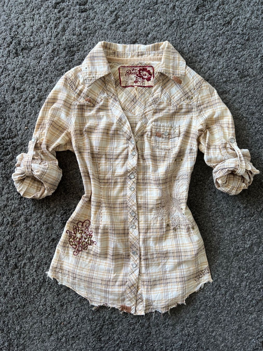 Guess Camicette: Guess Bluse kariert Gr.34 – Nuovo (secondo la descrizione) da Effretikon venduto da Briga.S.