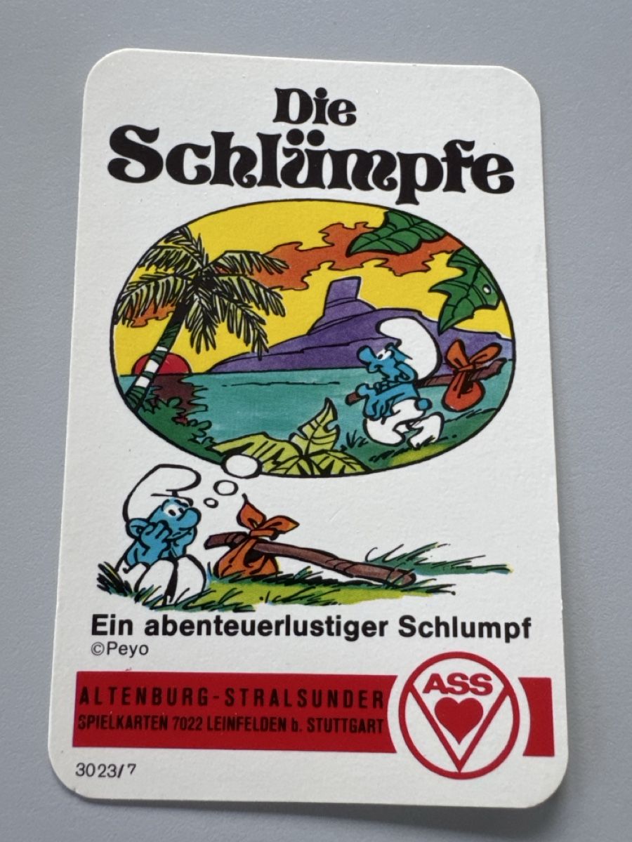 Giochi: Die Schlümpfe Quartett  ASS vollständig  – Usato da Zürich venduto da Smarties13 1