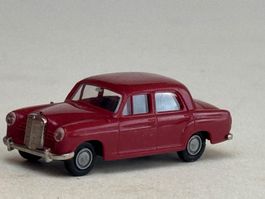 VE1- Brekina Mercedes Ponton h-braunrot