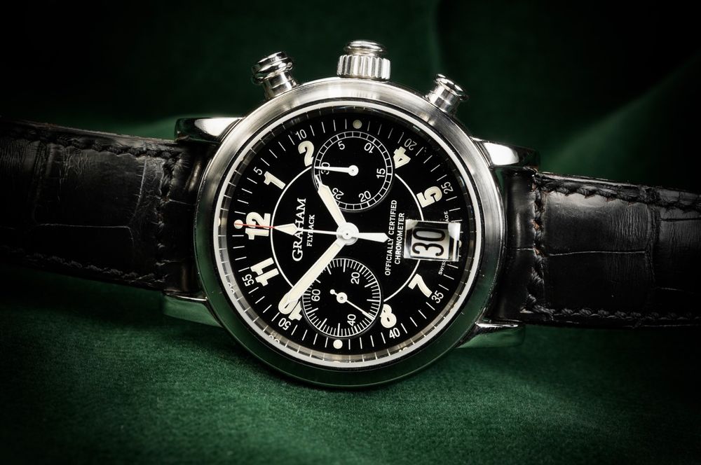 Graham Uhren: Graham - Flyback Ref. 2SFL Automatic Steel Chronograph – Gebraucht aus Morcote von chronoservice