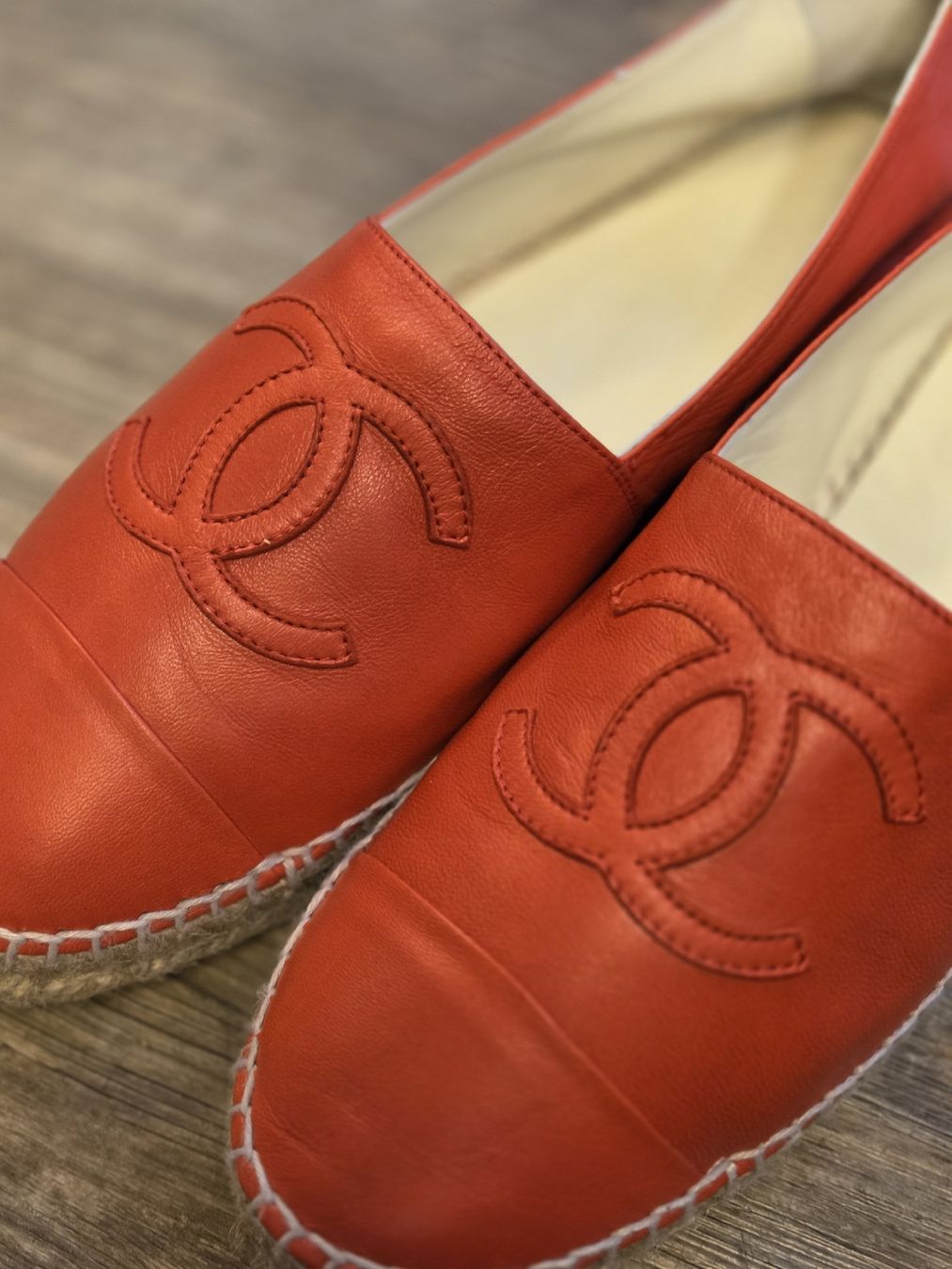 Chanel Scarpe da donna: Chanel Leder Espadrilles – Usato da Zürich venduto da Bubi83 3