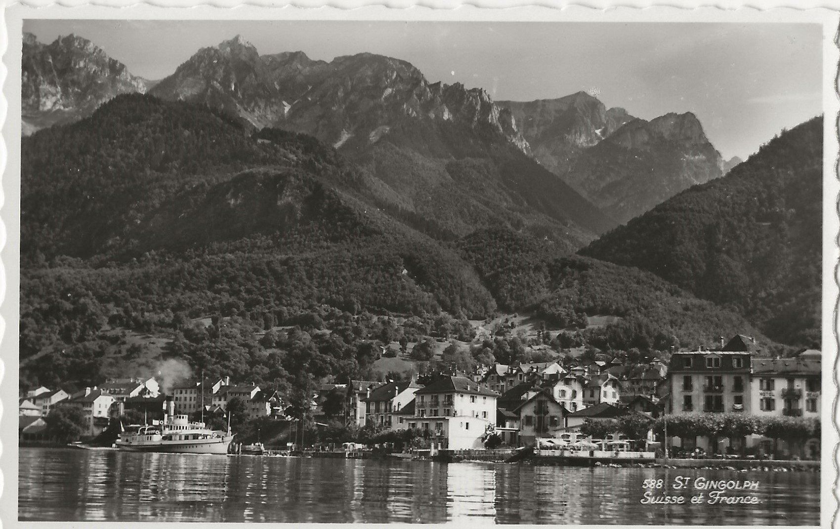Cartoline postali: Saint-Gingolph VS – Usato da Frauenfeld venduto da Merk52