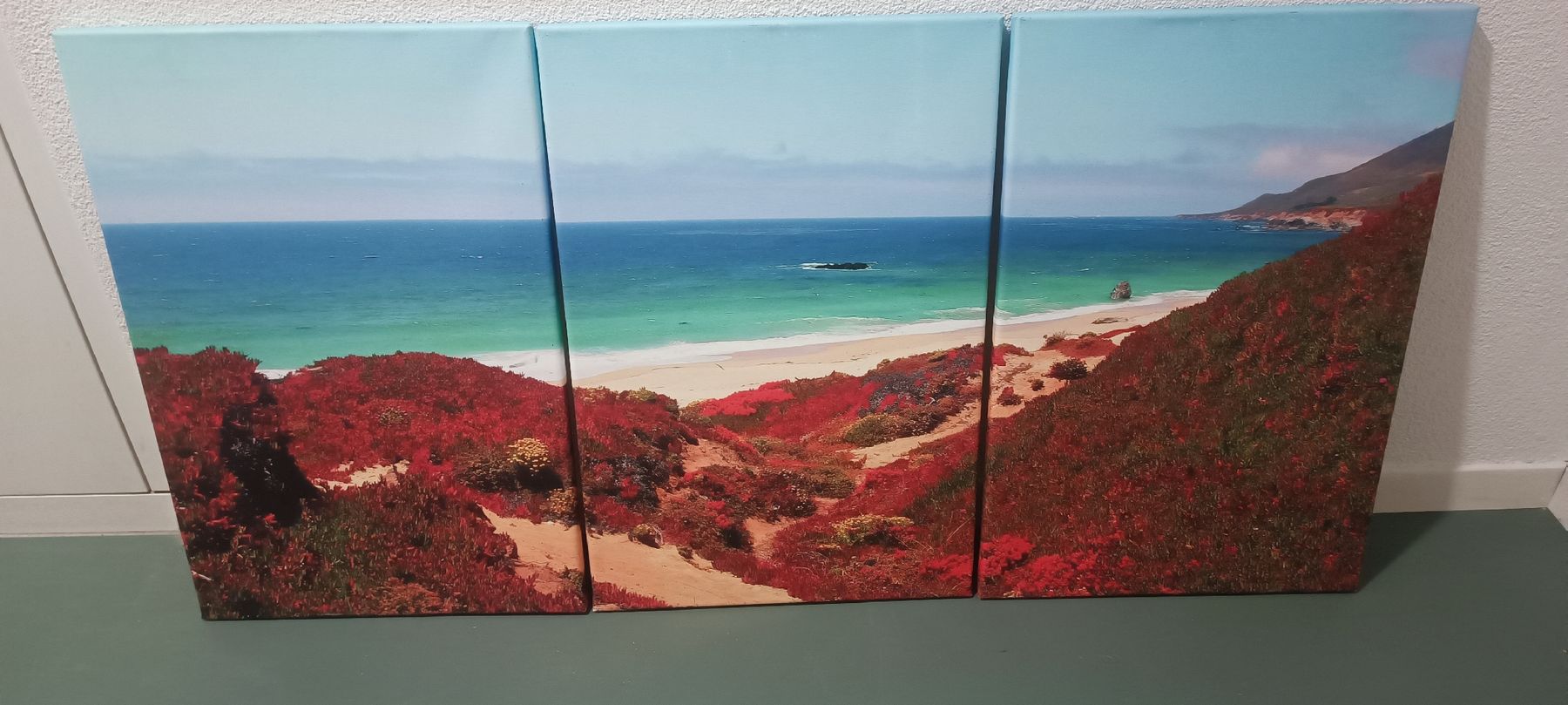 Foto & Immagini: 3-teiliges Leinwand Bild, Meereslandschaft – Usato da Zürich venduto da Sherin