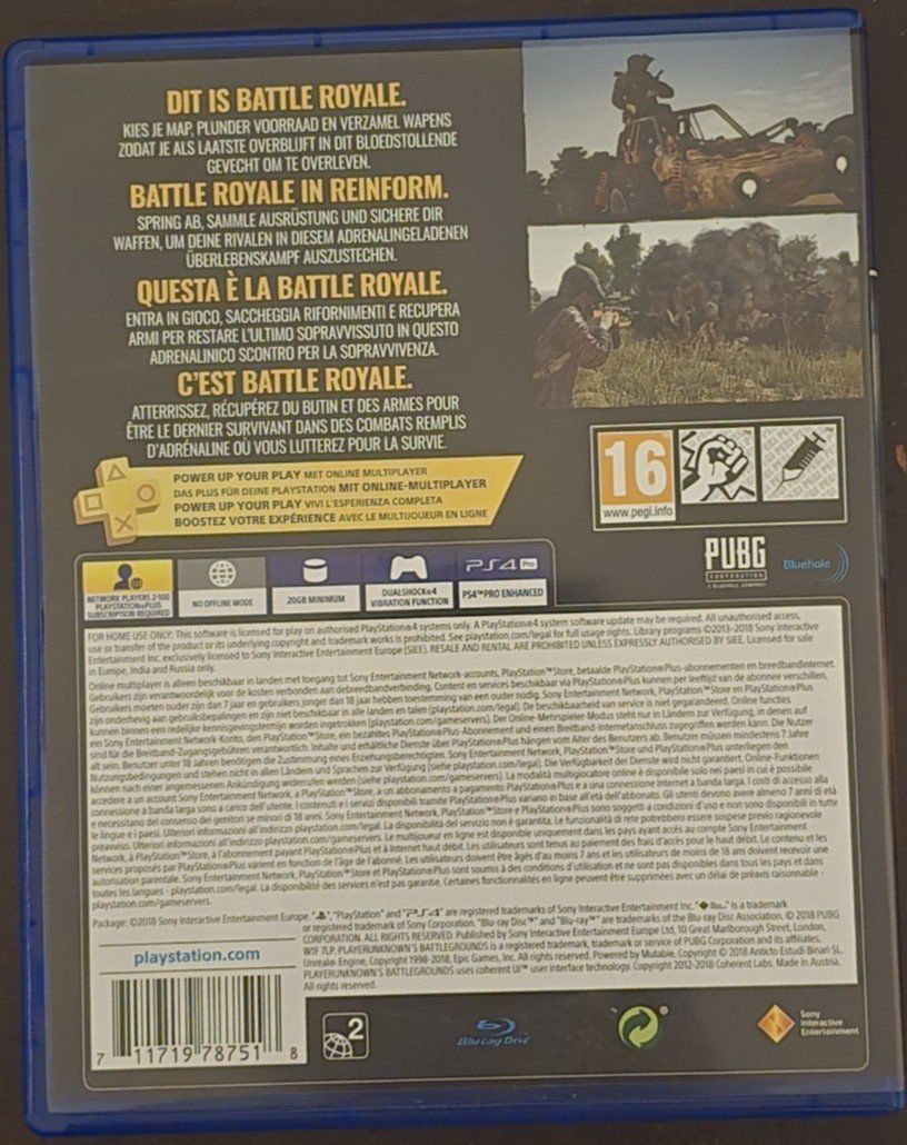 Sony Spiele: PS4 Game: Playerunknown's Battlegrounds, Top Zustand! – Gebraucht aus Birmensdorf ZH von delta14 1