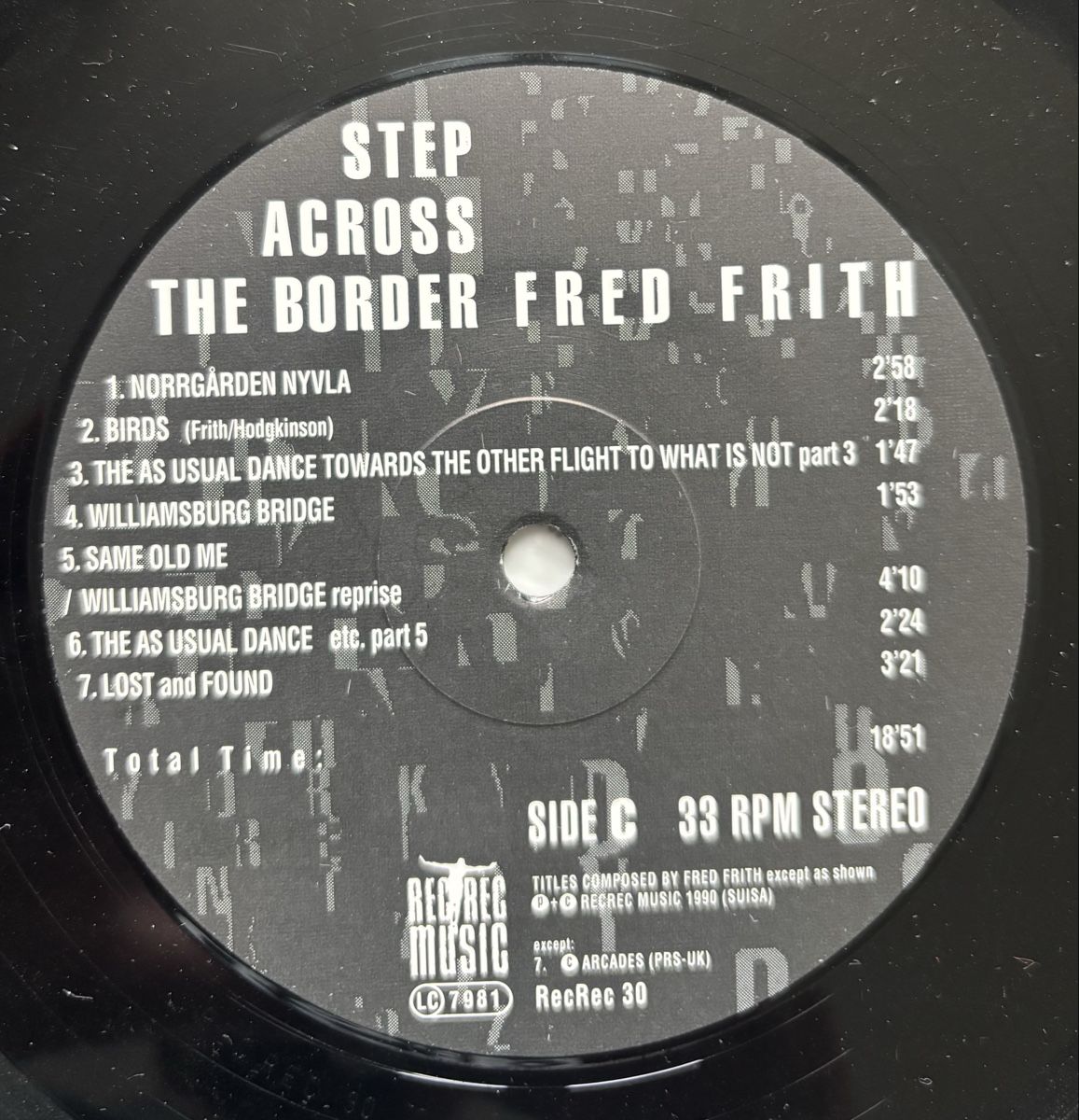 Dischi in vinile: Fred Frith - Step Across the Border 2xLP VG+/VG+ – Usato da Neuchâtel venduto da Deivid2 3