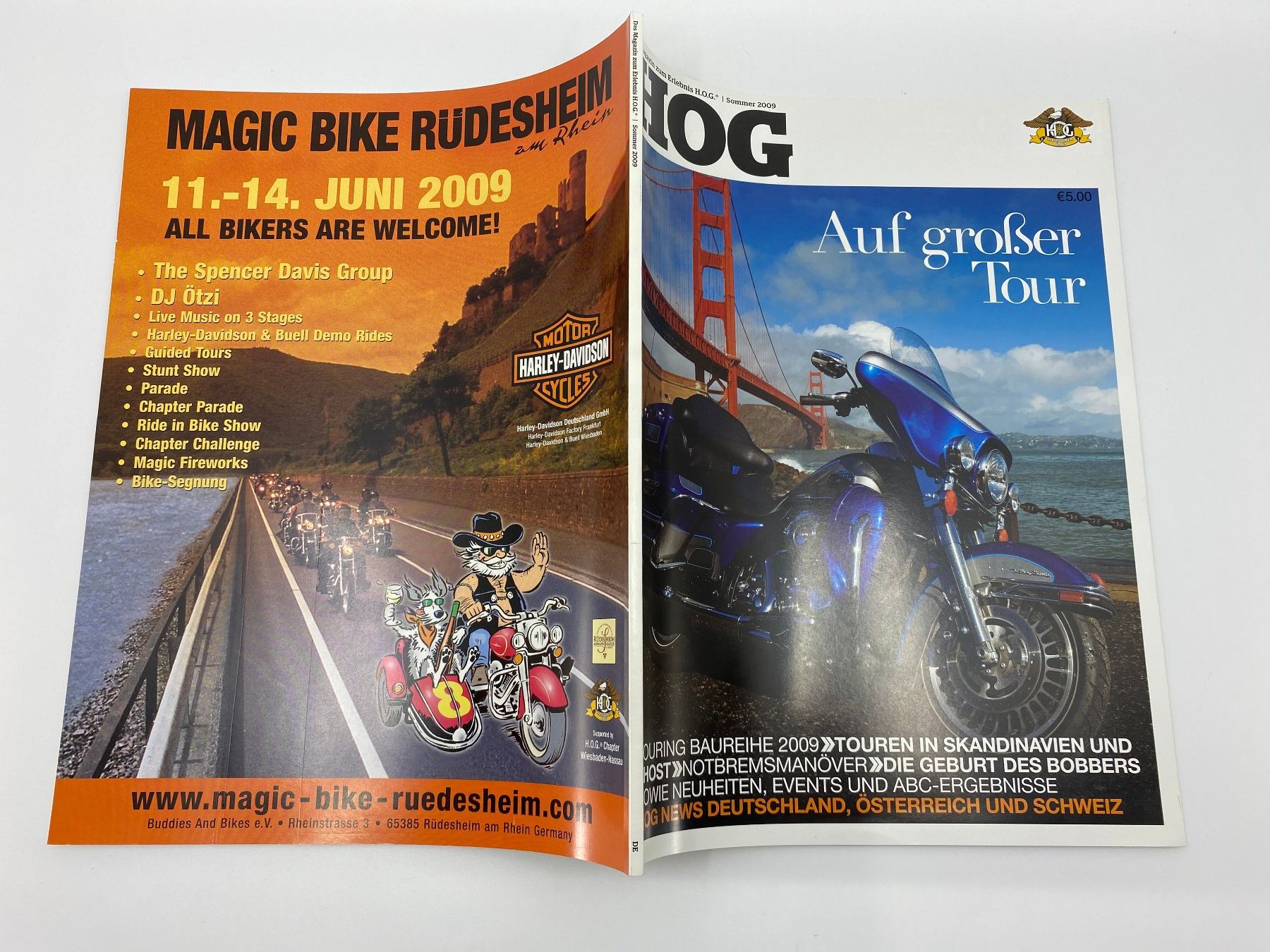 Zeitschriften & Magazine: Harley Owners Group HOG Magazine 2009 – Gebraucht aus Langwiesen von Restposten-24 4