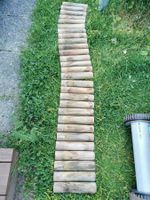 Kleiner Steckzaun (Holz) für Garten