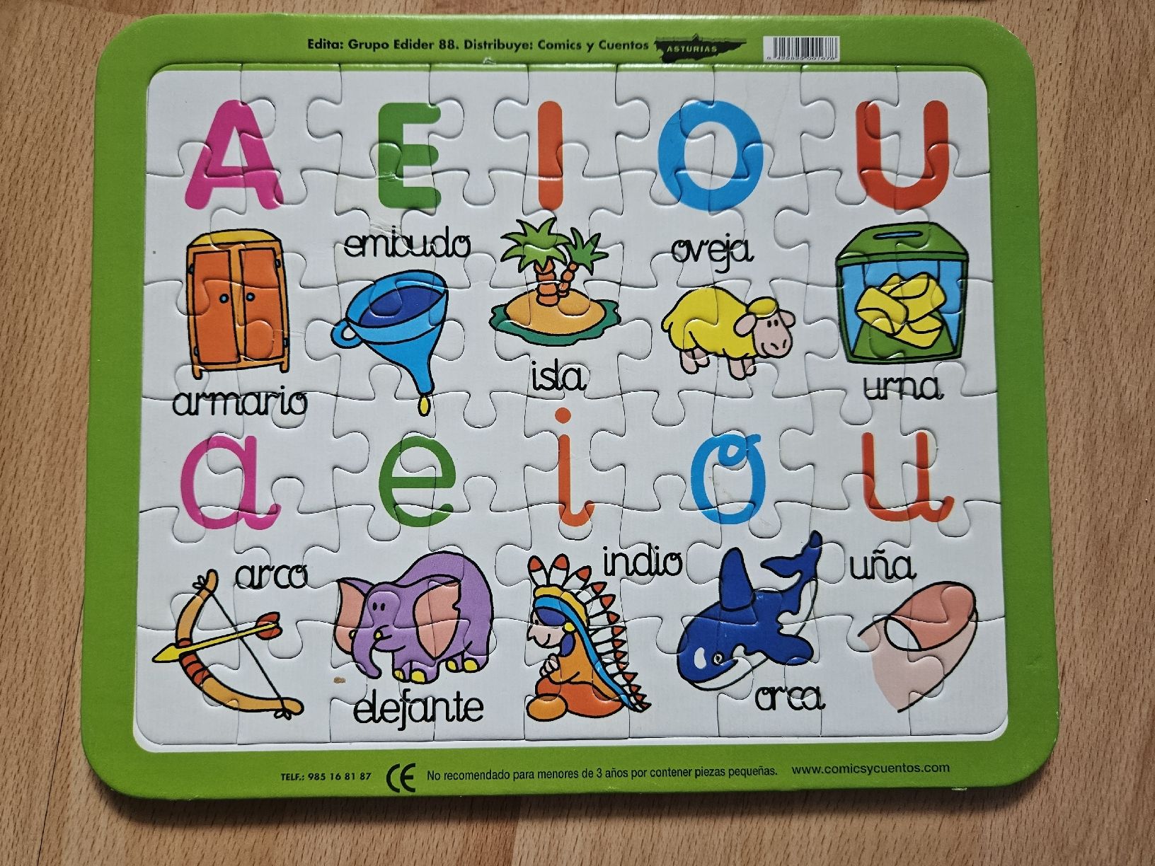 Puzzle: 2 Kinderpuzzle auf Spanisch je 54 Teile – Usato da Ebikon venduto da SecondChance_byM 1