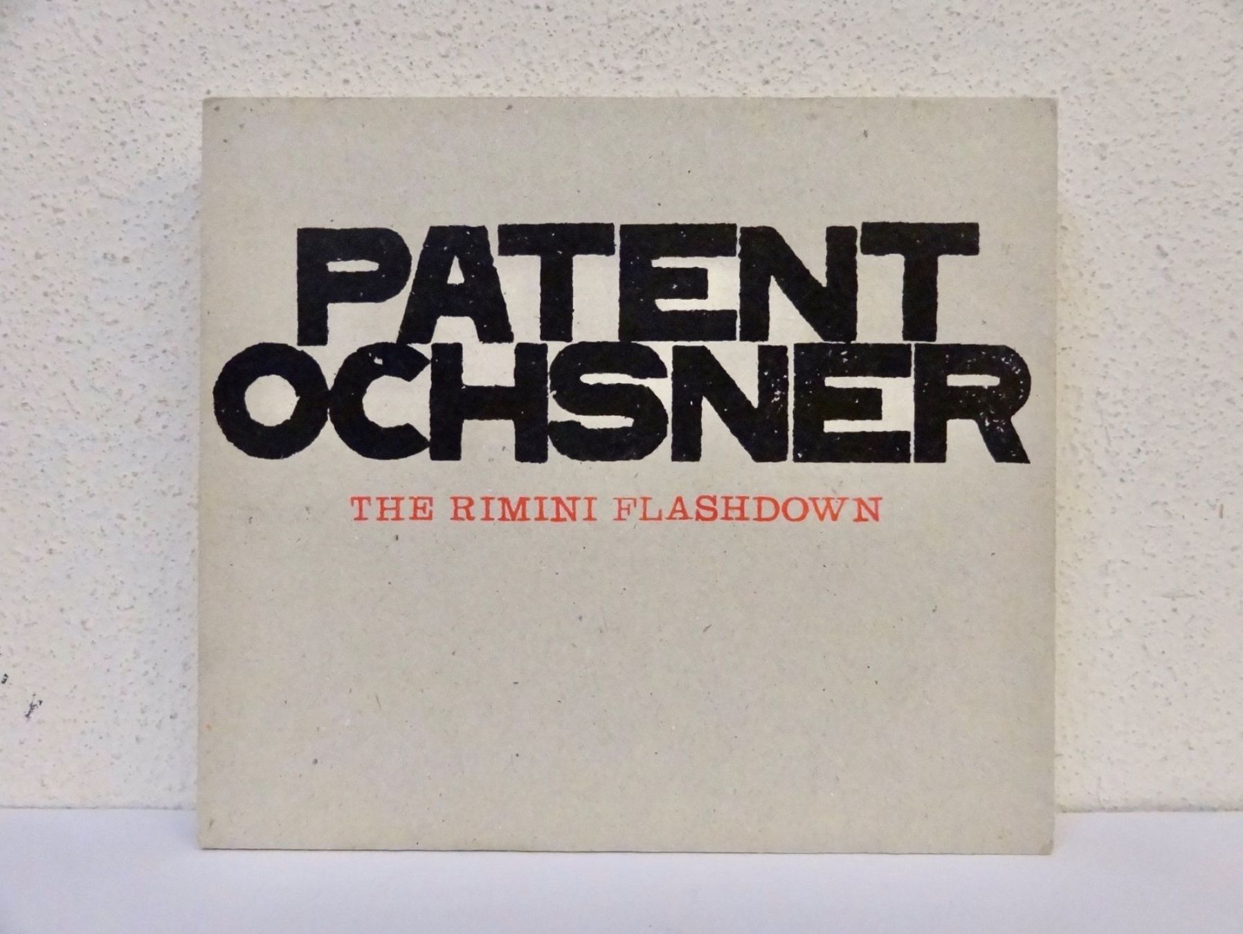 CDs: CD PATENT OCHSNER / THE RIMINI FLASHDOWN – Neu (gemäss Beschreibung) aus Kerzers von djstarsky73