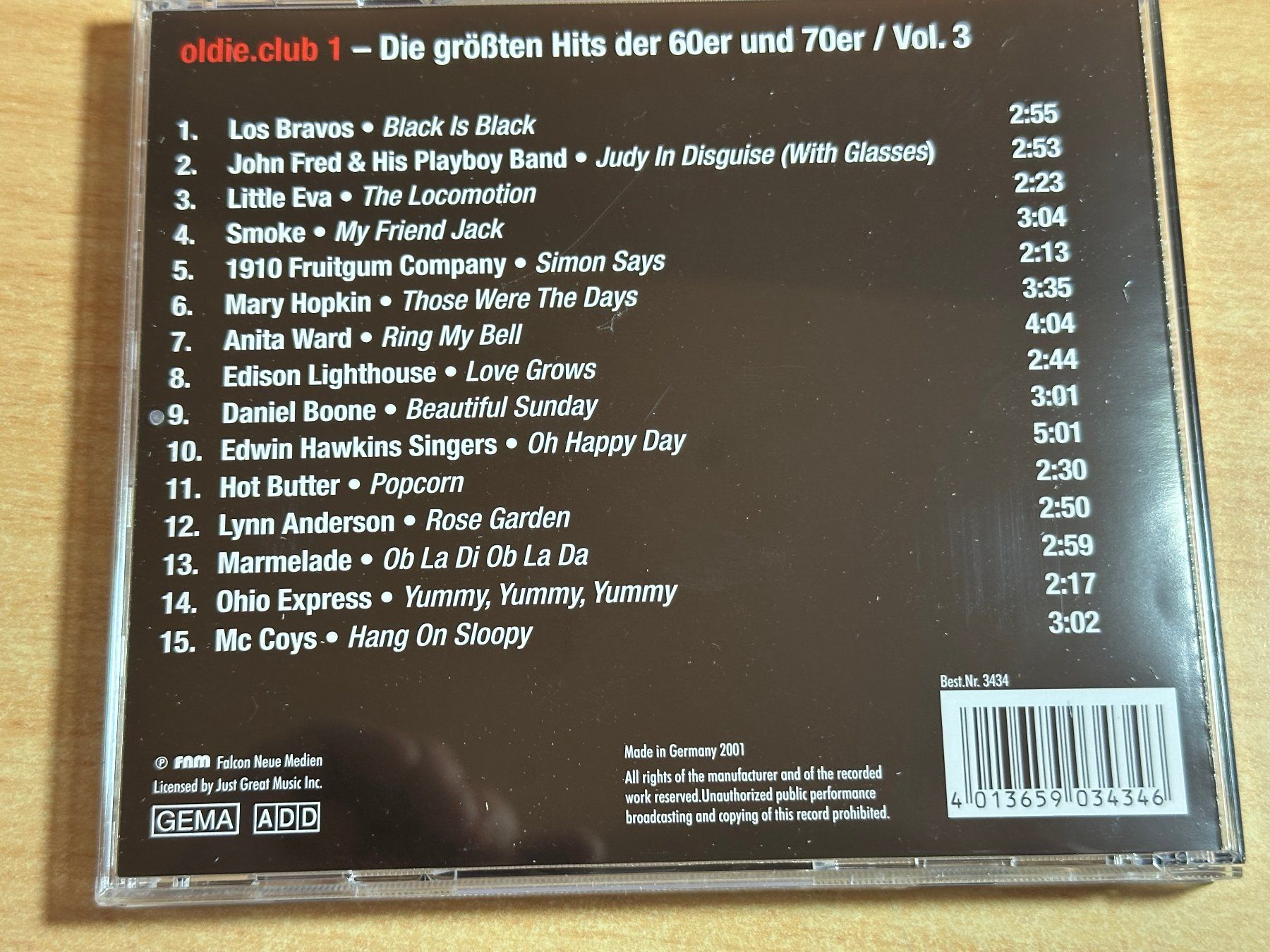 CD: Various – Oldie.club 1 - 3 CD – Usato da Rikon im Tösstal venduto da Alpenmutz 6