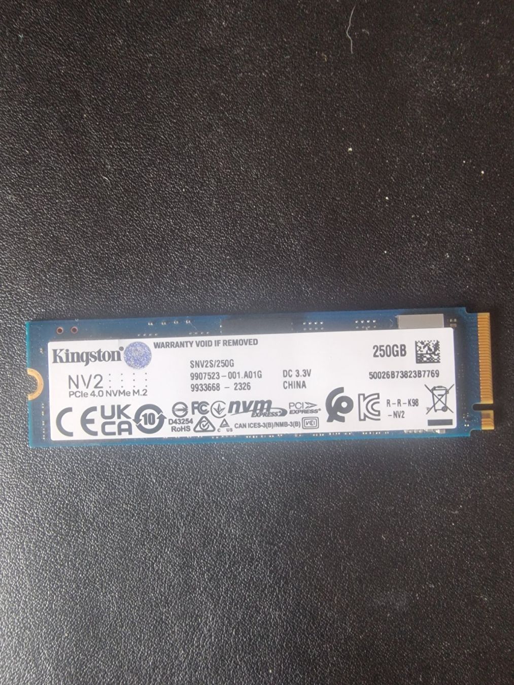 Kingston Dischi rigidi: 250GB Kingston NVME – Usato da Münsingen venduto da tim_2xql