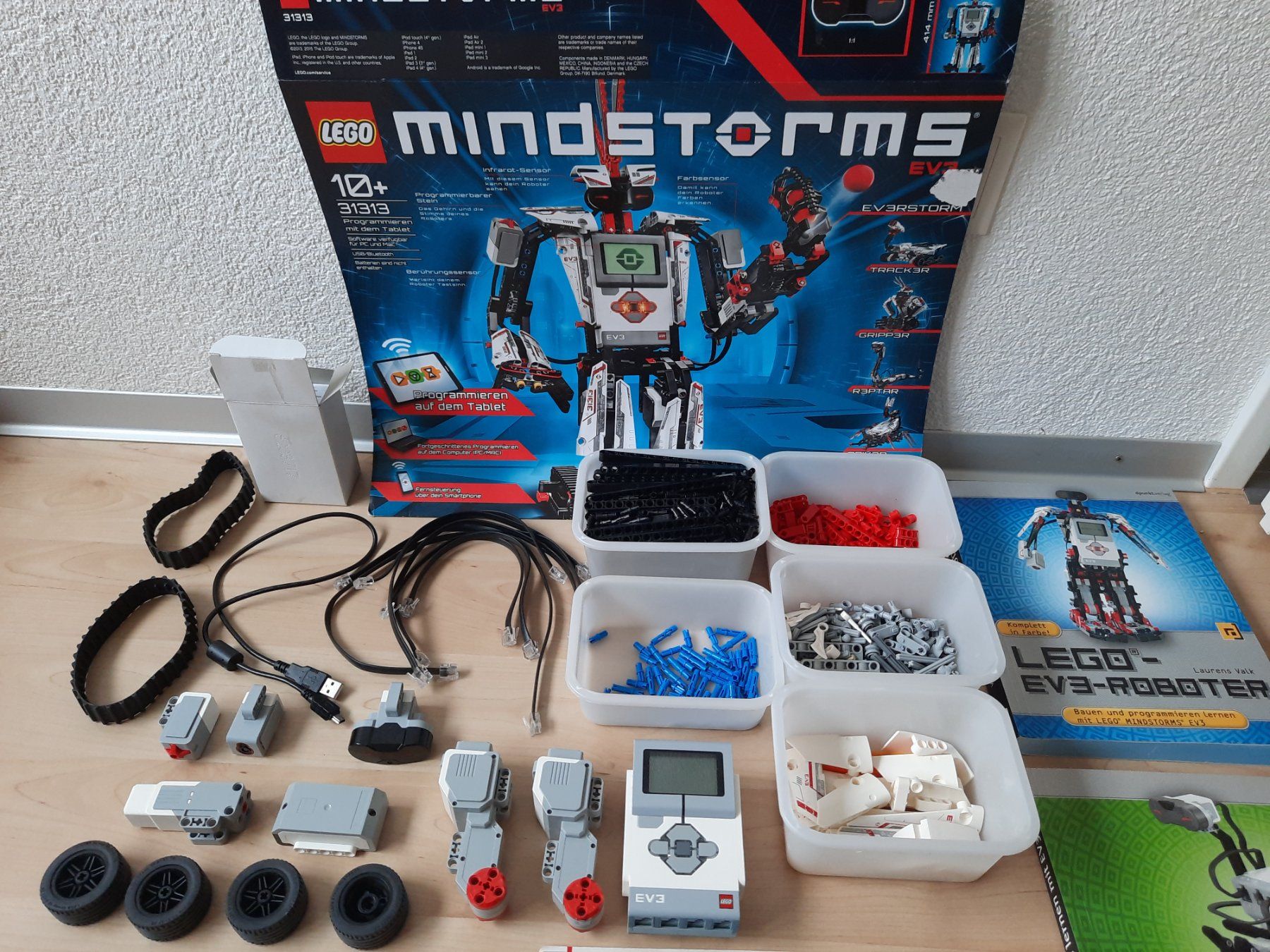 Lego Giocattoli: Lego Mindstorms EV3 31313 Roboter+BA+2 Bücher *Funktioniert – Usato da Burgdorf venduto da annalisi 1