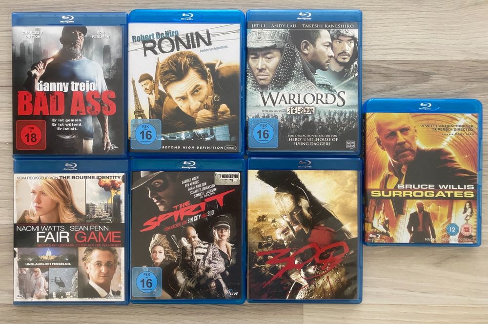 Blu-ray Filmsammlung: 7x Action, Kultfilme, Top Zustand! (Gebraucht) in ...