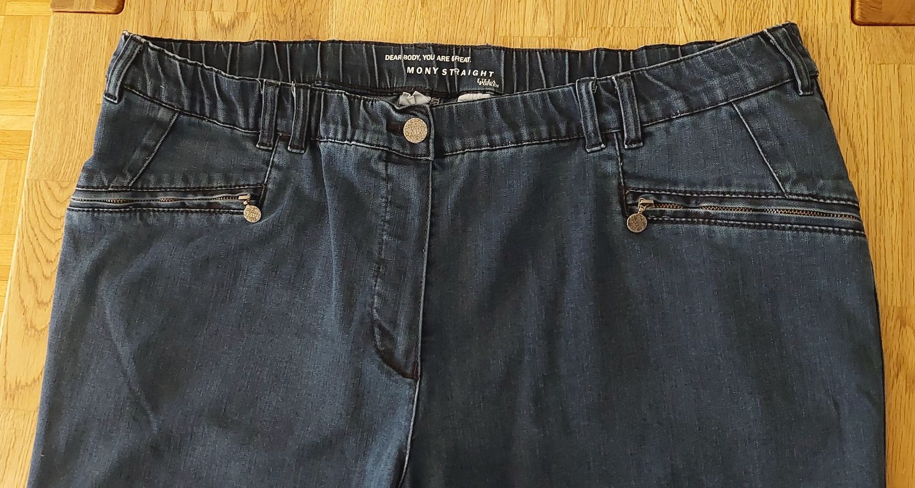 Ulla Popken Jeans: Ulla Popken, blaue Jeans Gr.52 lang – Neu (gemäss Beschreibung) aus Zürich von lehmi1 1