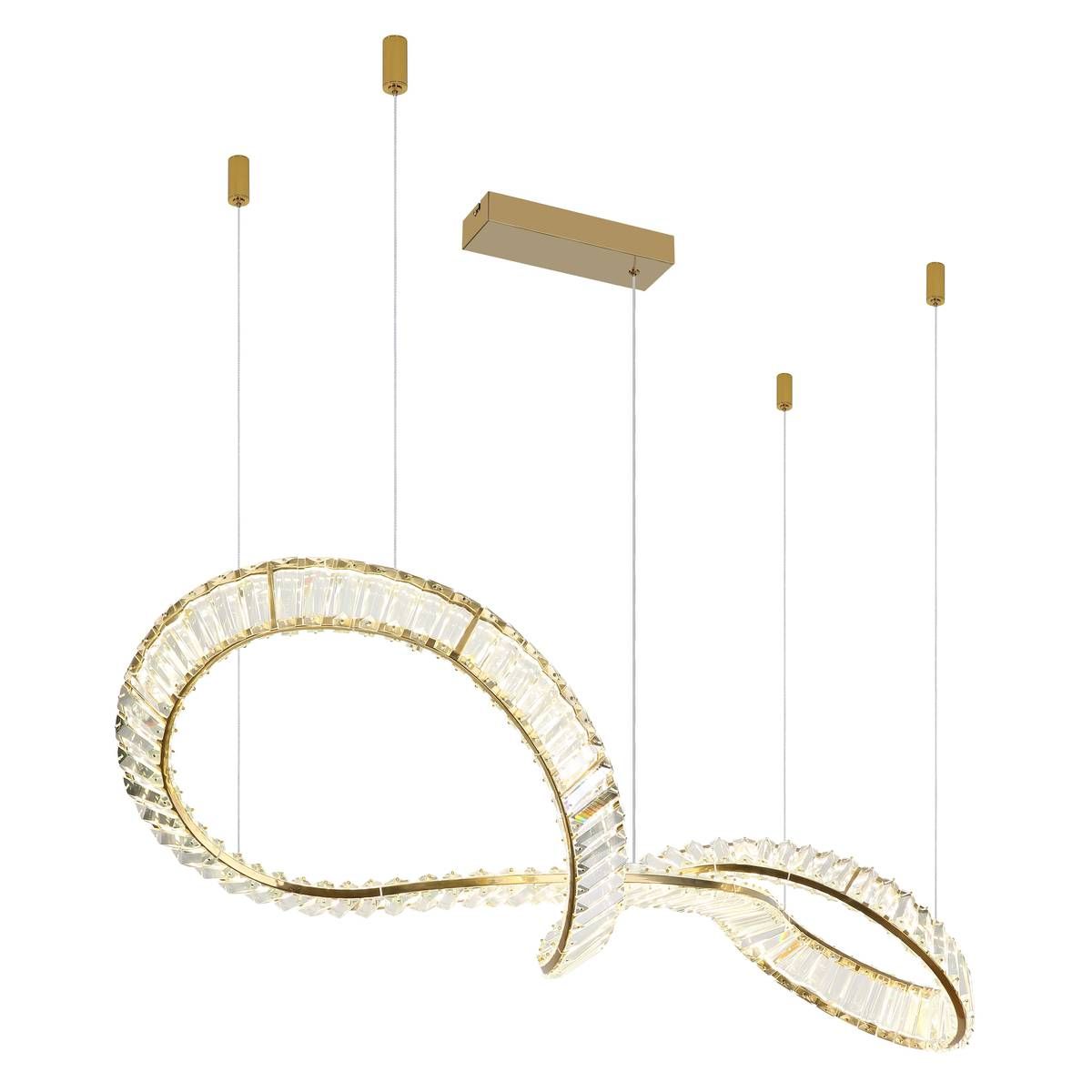 Lampadari & plafoniere: LED Pendelleuchte, Gold, 110 cm x 33 cm – Nuovo (secondo la descrizione) da Kreuzlingen venduto da Smart-Light 5