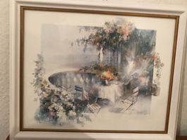 Willem Haenraets Kunstdruck, gerahmt, Nr. 485, Sommer