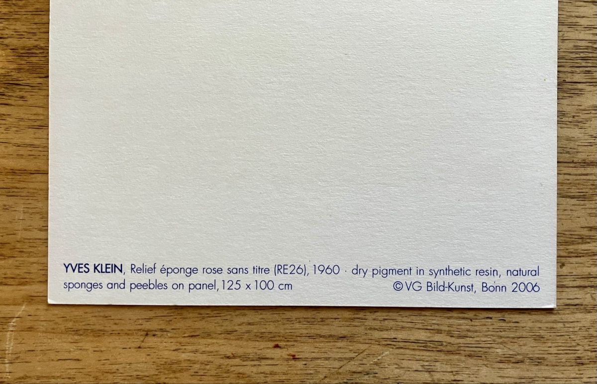 Ansichtskarten: AK Yves Klein – Neu (gemäss Beschreibung) aus Buchs AG von Allerleis 2