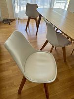 Lot de 6 chaises design scandinave