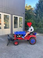 Pfadschlitten Schneepflug Kleintraktor