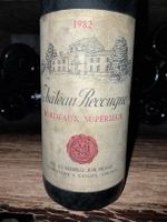 Château Recougne Bordeaux Supérieur 1982