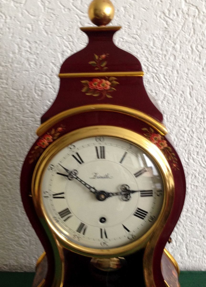 Zenith Orologi da terra & Orologi da parete: Antike ZENIT  Pendeluhr Handbemalt – Usato da Eschenbach venduto da Alicekunst 9