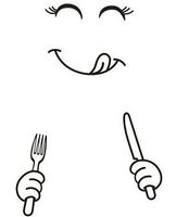 🍽️ Kühlschrankaufkleber: EAT, Lache, Lebe! 😆💖