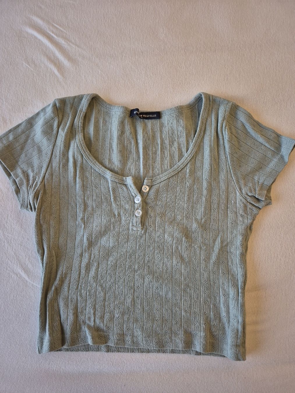 Brandy Melville Top: Brandy Melville Top in Hellgrün – Usato da Schlieren venduto da nat_76vd