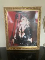 Bild Madonna Poster Rebel Heart goldfarbener Rahmen 73x92cm✨
