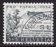 Pro Patria SBK-Nr. 66 (Schweizer Psalm 1954) gestempelt