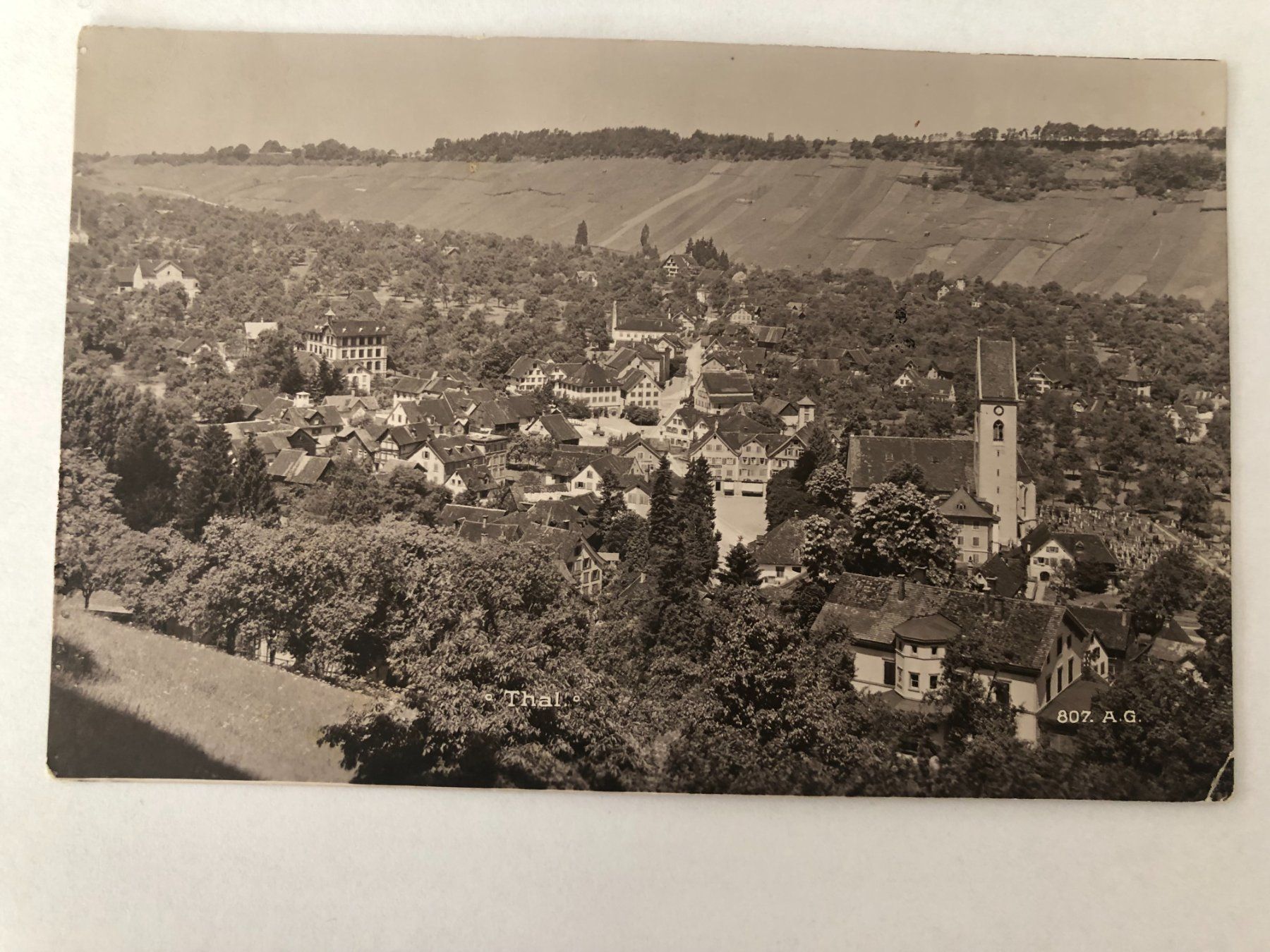 Ansichtskarten: Thal  (SG)  1917 – Gebraucht aus Pfäffikon ZH von Waltoversand