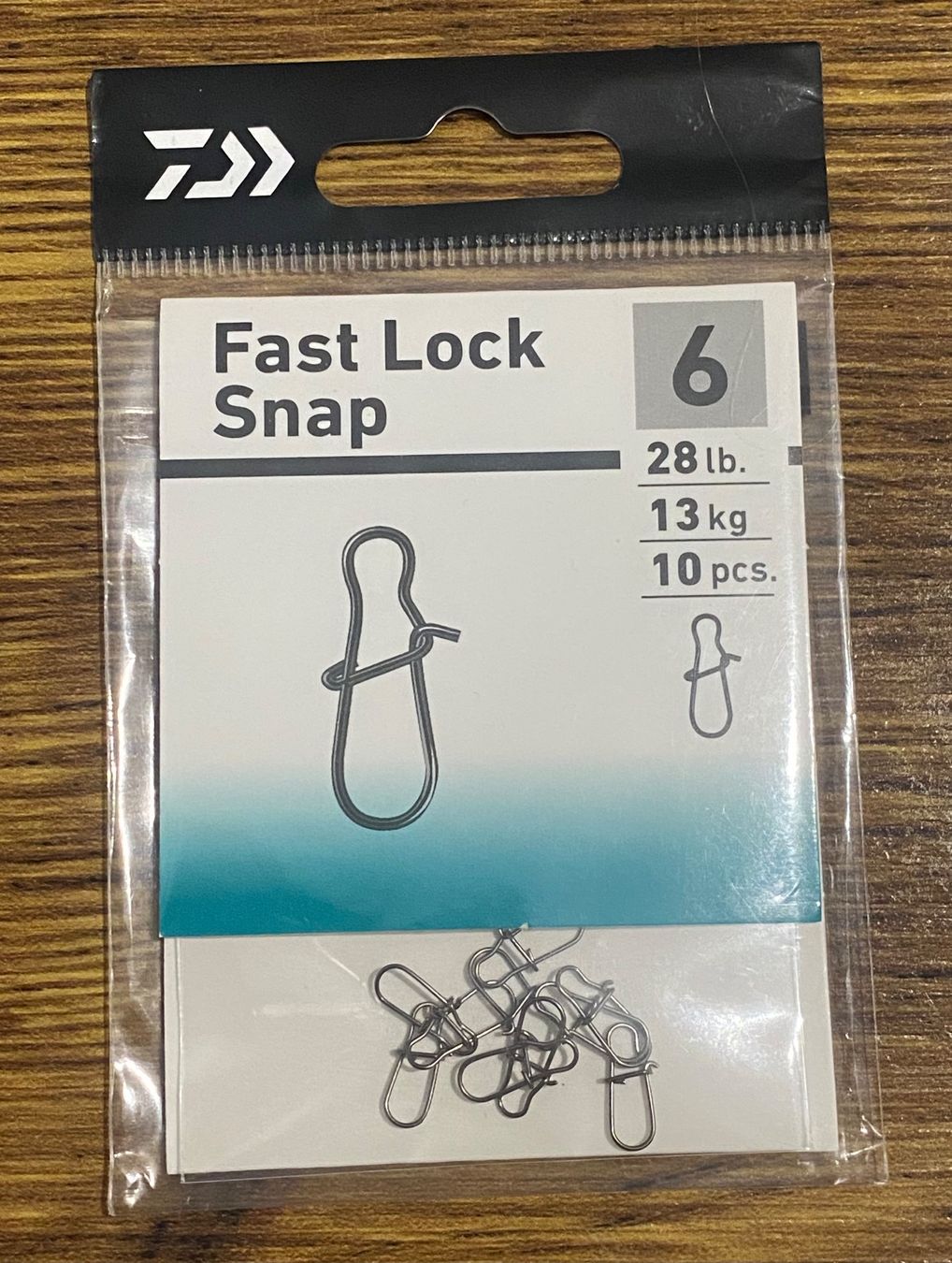 Daiwa Esche: DAIWA Fast Lock Snap 6 - 10 Stk./13kg – Nuovo e nell'imballaggio originale da Widnau venduto da Fishingtackle_Oggy