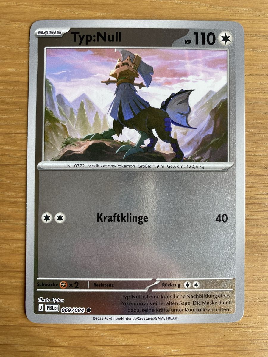 Pokémon Cartes à collectionner: Pokemon Typ:Null 069/084 PBL Reverse Holo – Neuf (Voir description) à Haldenstein par lisipe