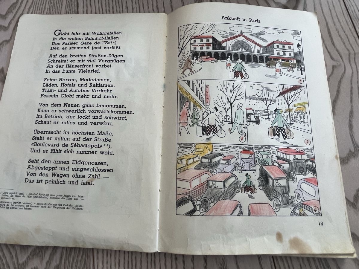 Libri: Globi erlebt Paris 2. Auflage 1948 – Usato da Romanshorn venduto da Apfelschuss 4