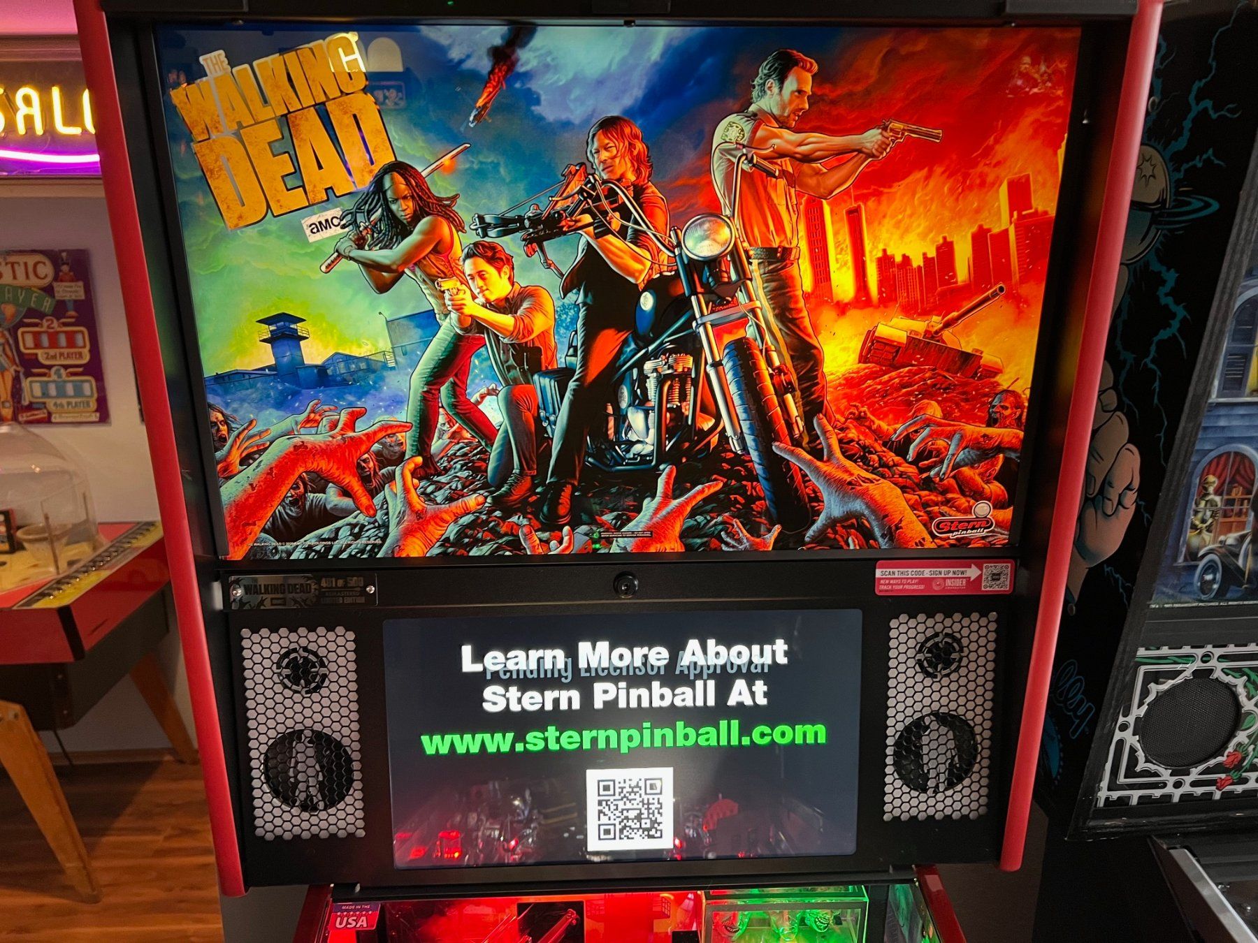 Stern Pinball Flipperkästen: Flipper WALKING DEAD remastered Limited Edition Stern – Neu (gemäss Beschreibung) aus Thalwil von Gloorch 3