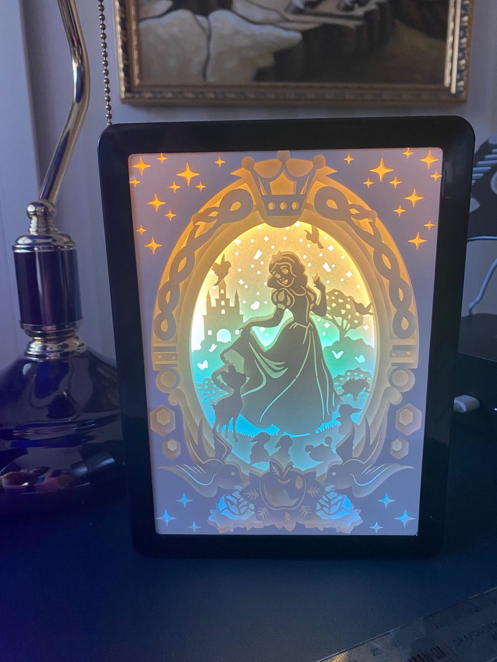 Spielzeuge: Frame LED 3D light - Disney Snow-White – Neu und originalverpackt aus Lausanne von oenix
