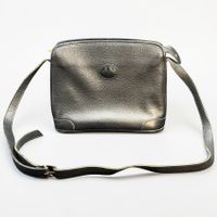 Sac à bandoulière DIDIER LAMARTHE en cuir noir véritable