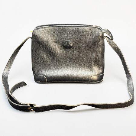 Sac à bandoulière DIDIER LAMARTHE en cuir noir véritable