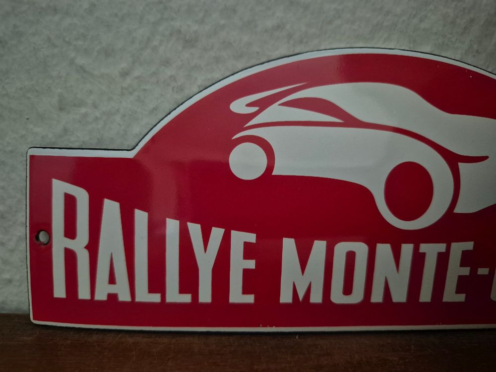 Plaque Métal – Rallye Monte Carlo 1997 – Véhicules électriques Contrôle – Occasion