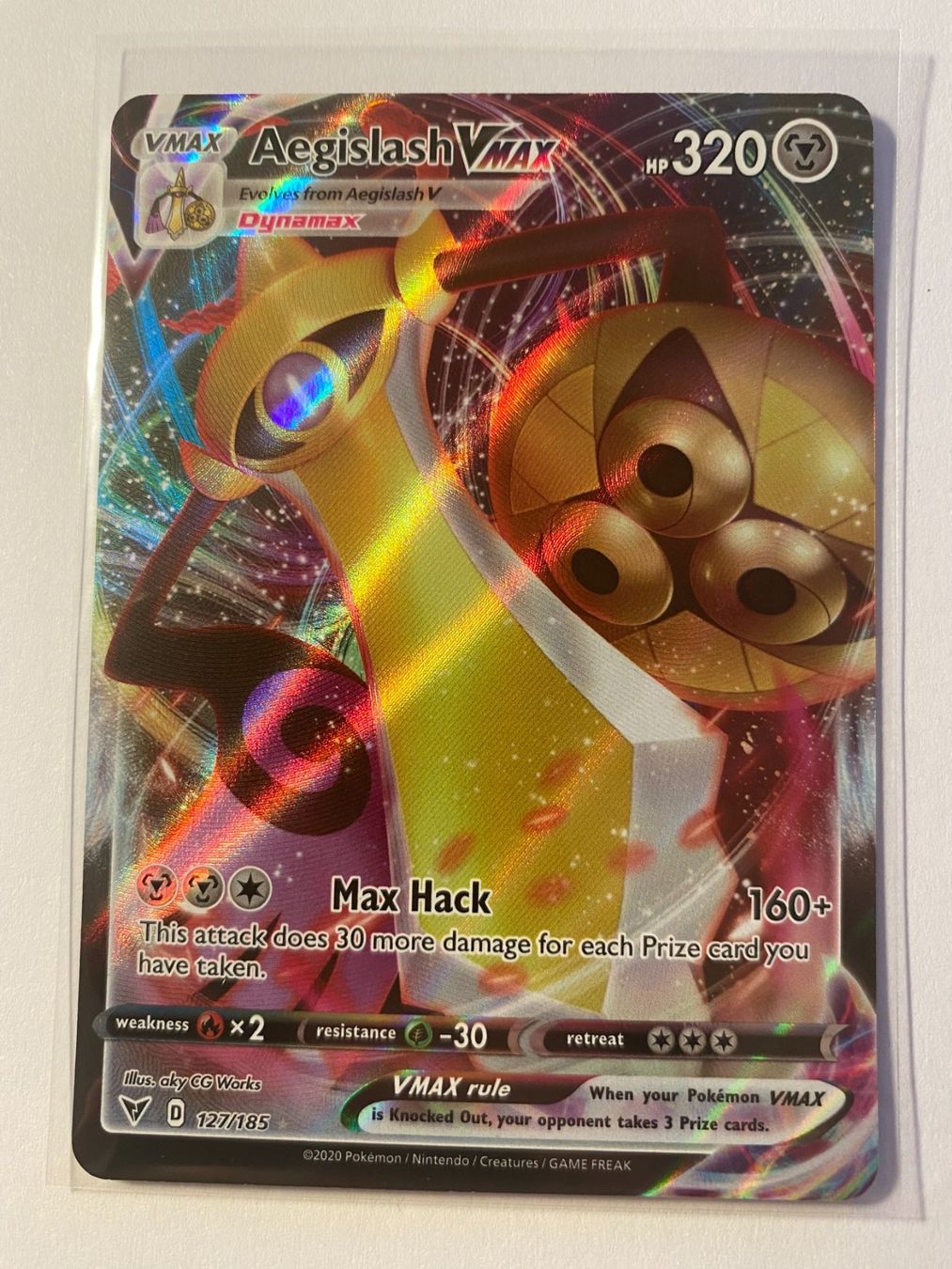 Pokémon Sammelbilder & Trading cards: Pokemon Aegislash 127/185 Vivid Voltage EN – Neu (gemäss Beschreibung) aus Weingarten-Kalthäusern von McGmavlo
