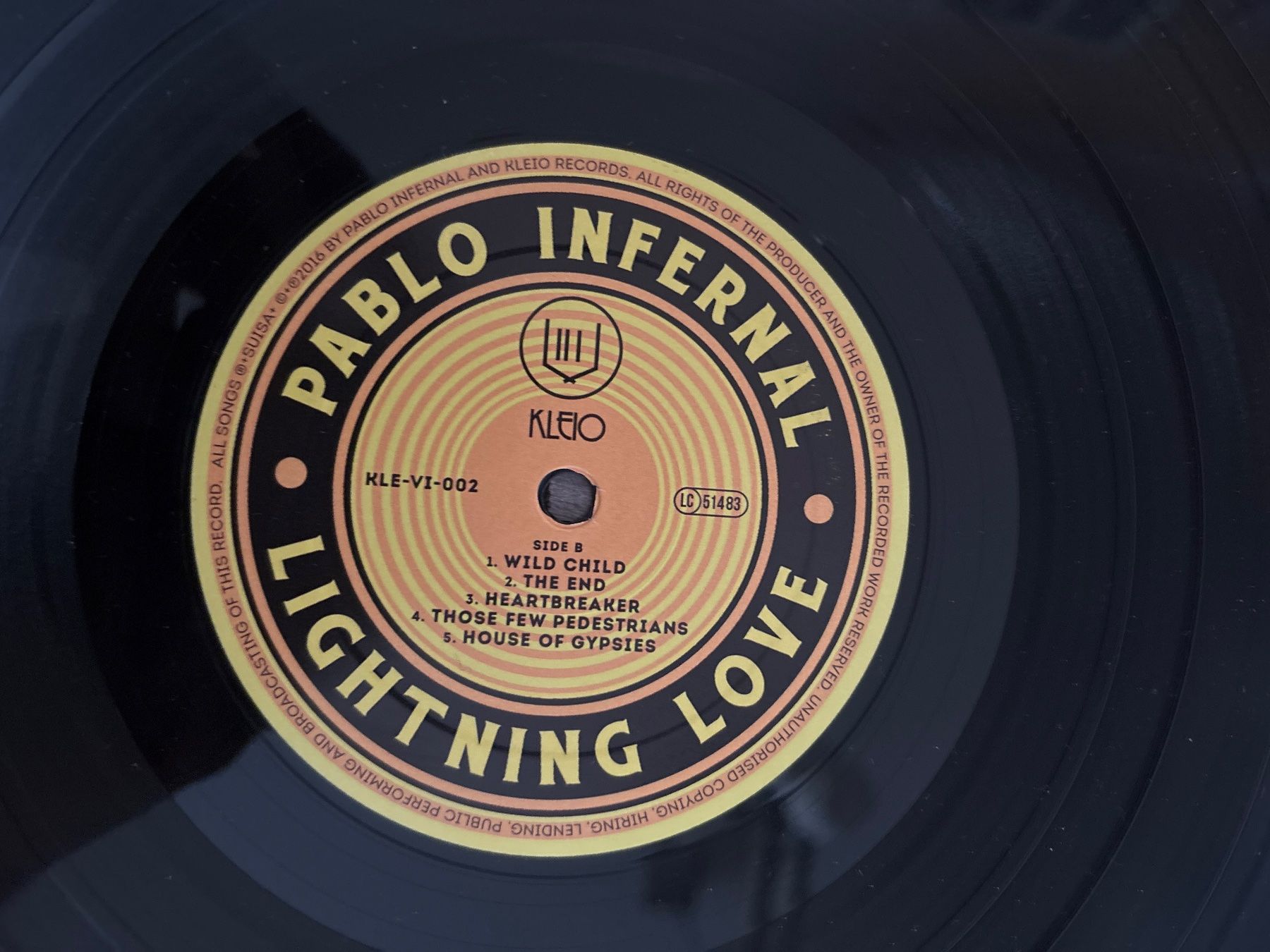 Dischi in vinile: Pablo Infernal - Lightning Love – Usato da Frutigen venduto da Philippe_jsp 2
