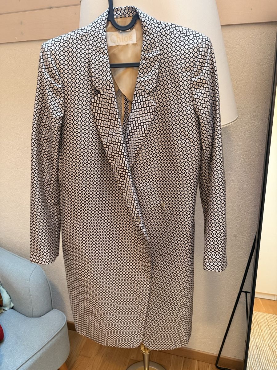 Chloé Giacche: Stylish Chloé Blazer - Unique Pattern - Size 40 - Perfect! – Usato da Blonay venduto da ana_cfz5