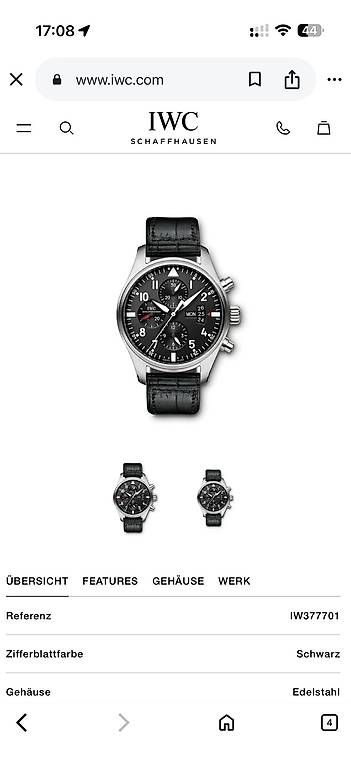 IWC Armbänder & -reifen: IWC Pilot 43mm – Gebraucht aus Aarburg von JimBim 4